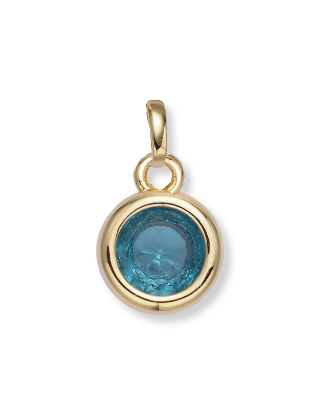 Bezel Birthstone Clip Charm