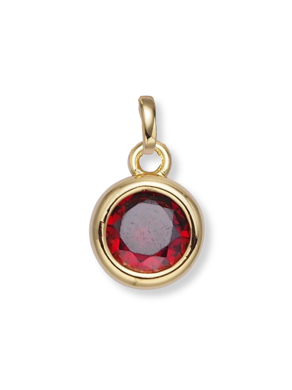 Bezel Birthstone Clip Charm