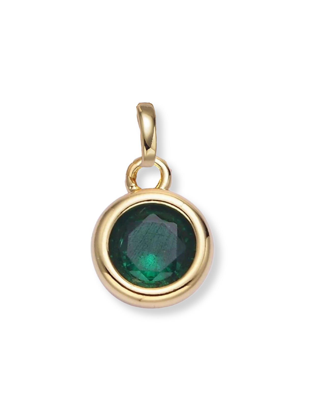 Bezel Birthstone Clip Charm