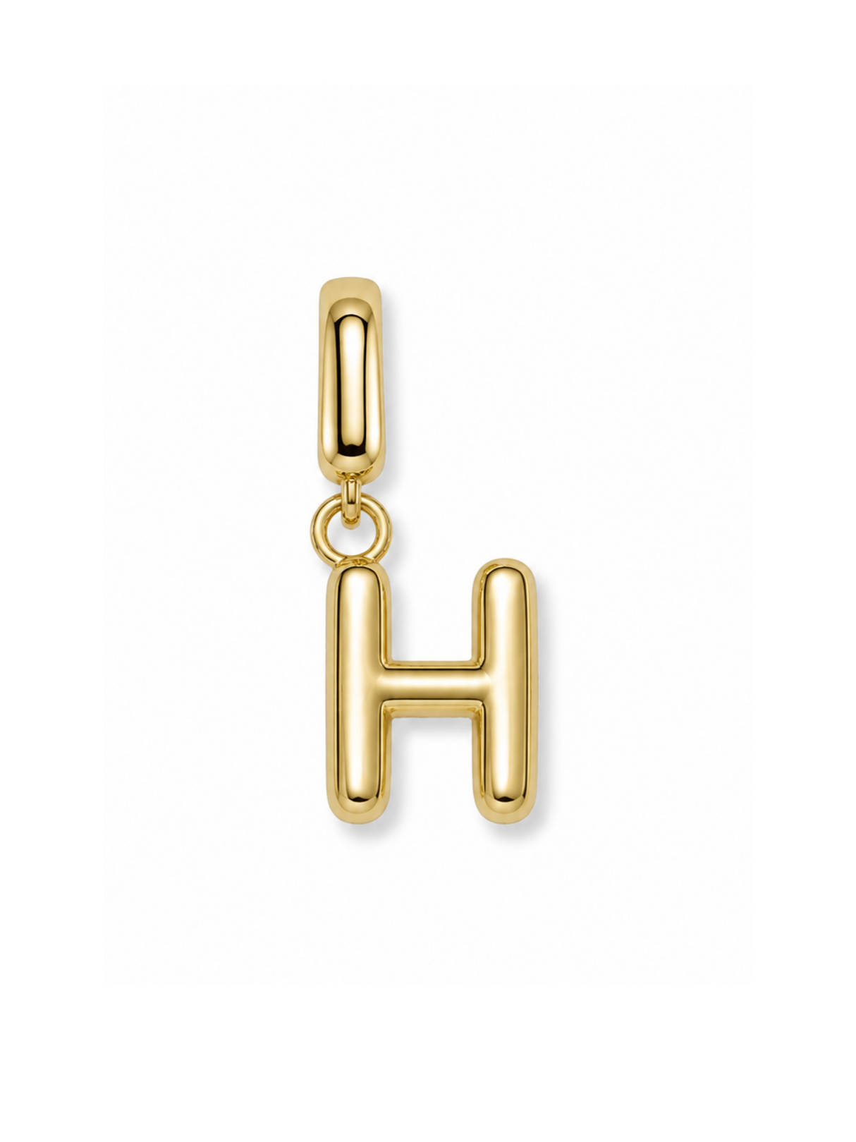 Bubble Initial Clip Charm