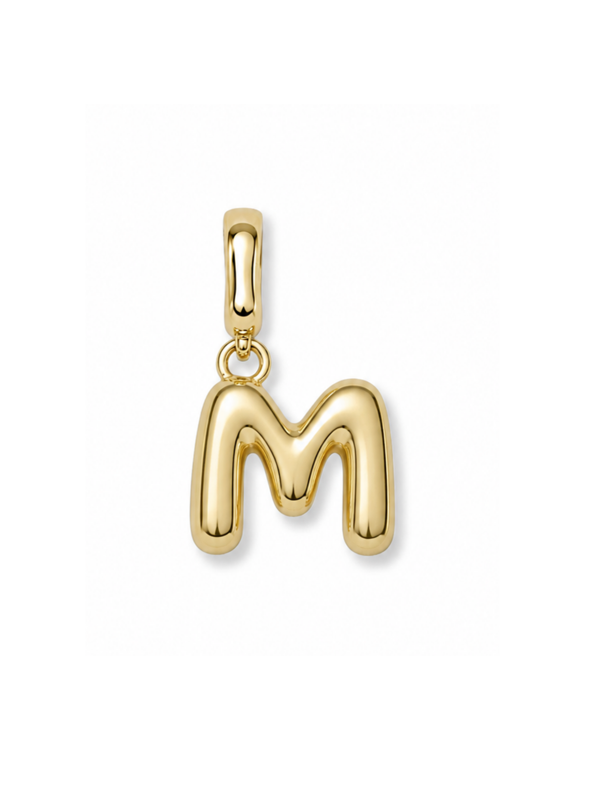 Bubble Initial Clip Charm