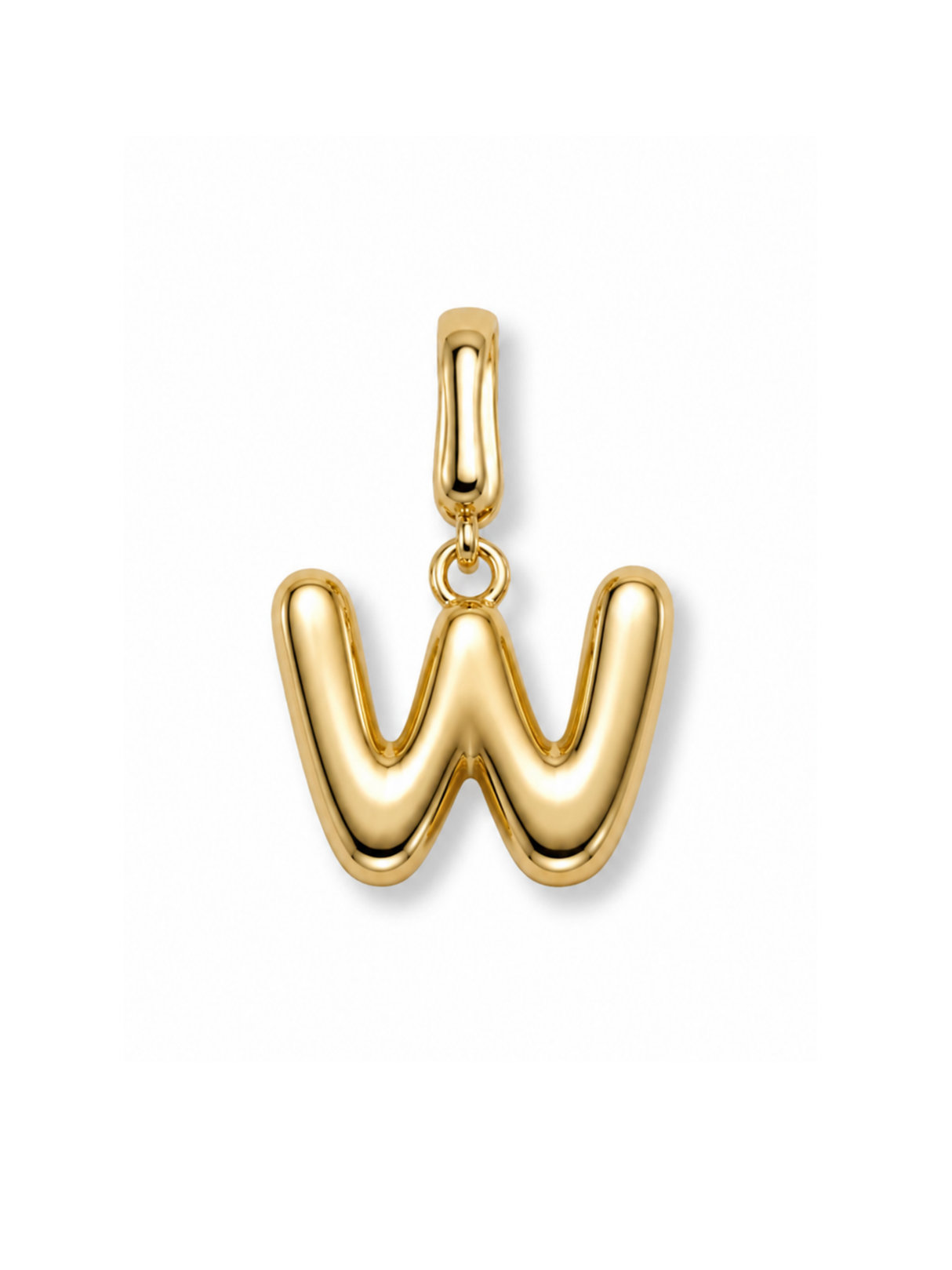 Bubble Initial Clip Charm