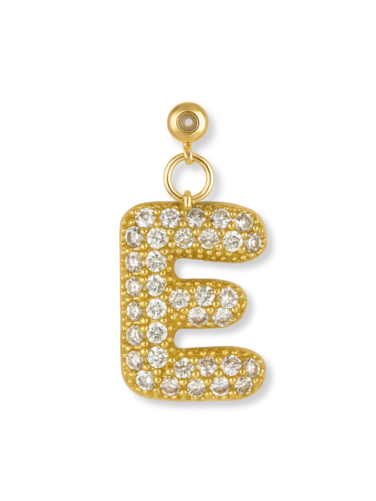 Bubble Letter Grip Charm