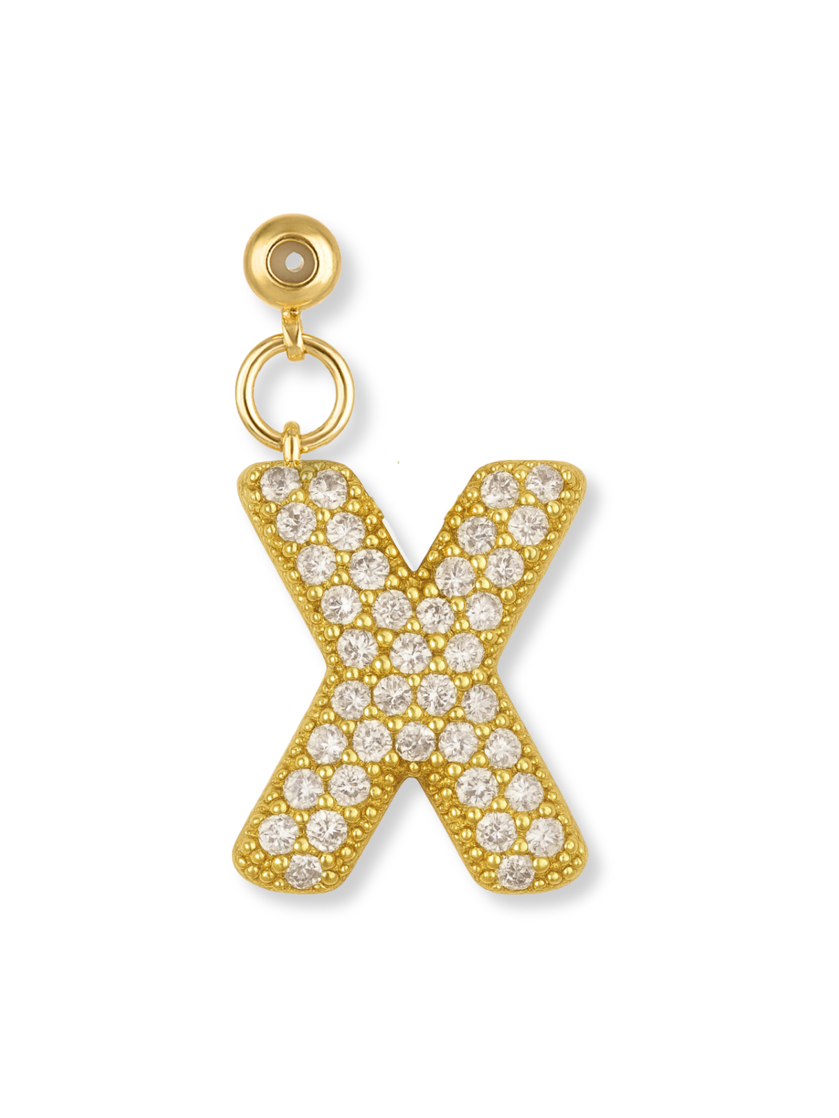 Bubble Letter Grip Charm