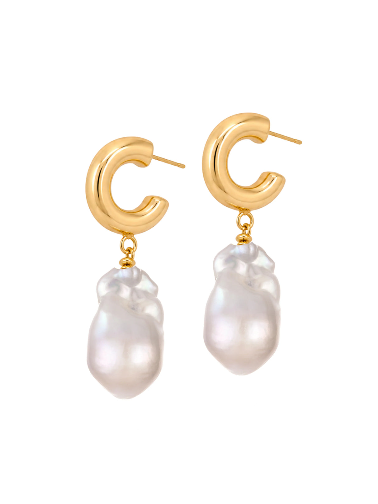 Collins Baroque Pearl Earring