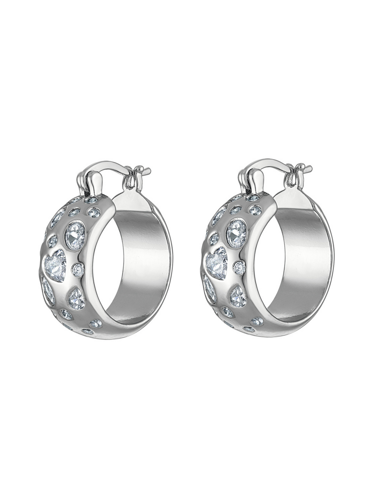Claire Silver Hoops