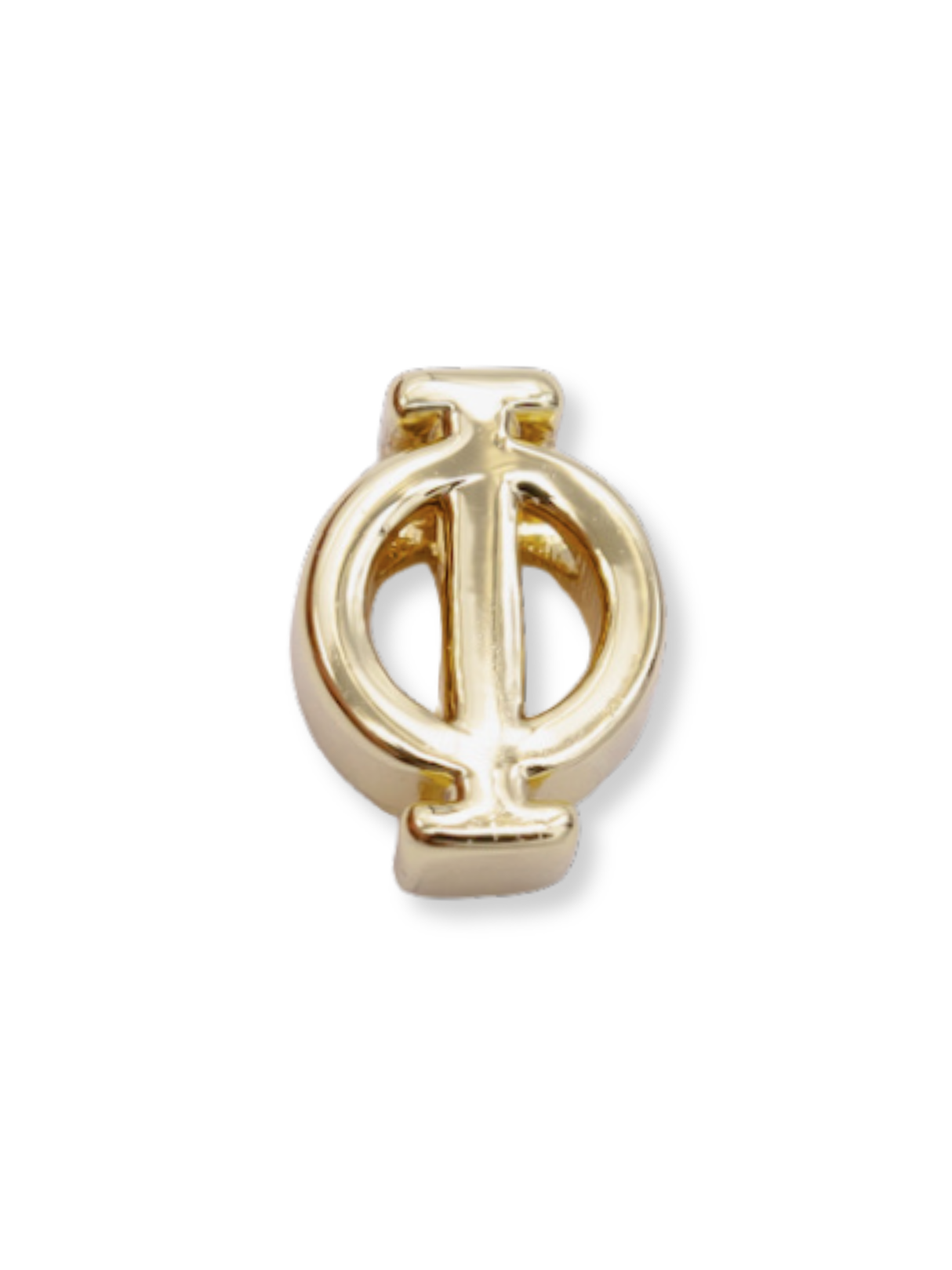 Greek Letter Slide Charm Letter Phi