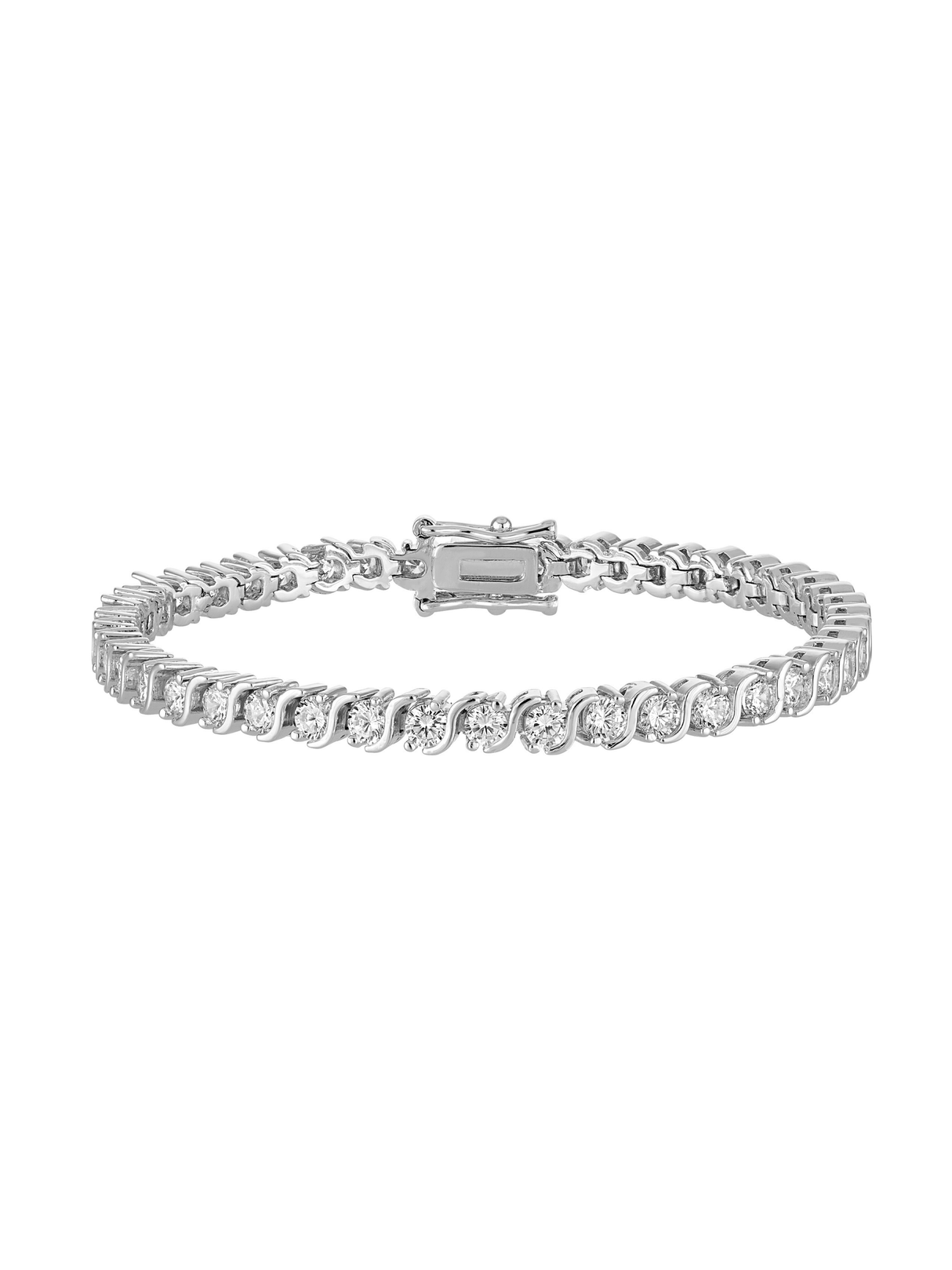 Holly Tennis Bracelet Silver