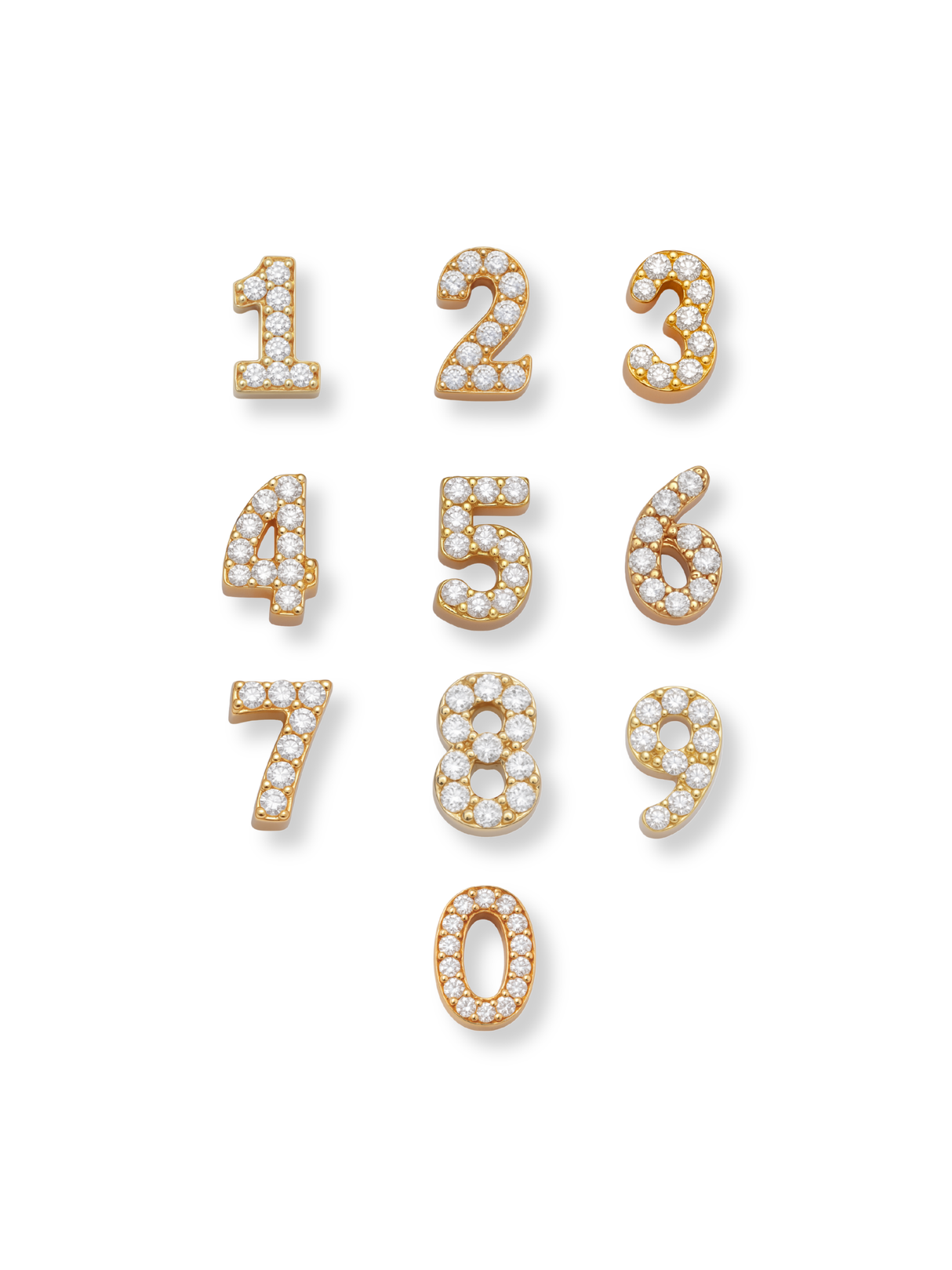 Lux Numerical Slide Charm