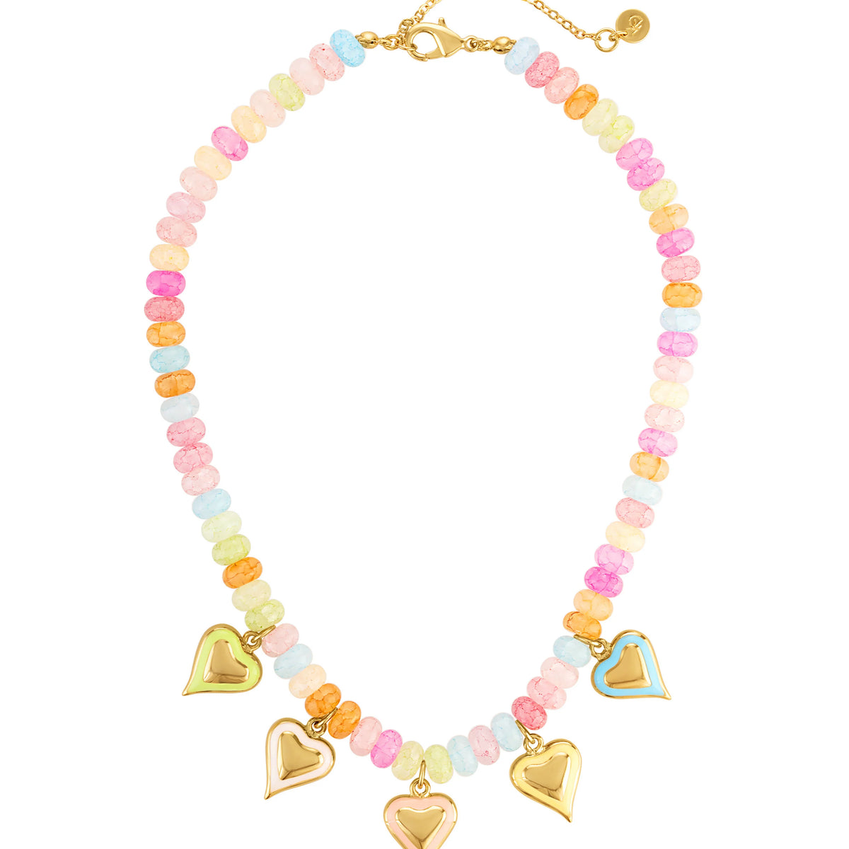 McGuire Multi Heart Charm Necklace – Kinsey Designs