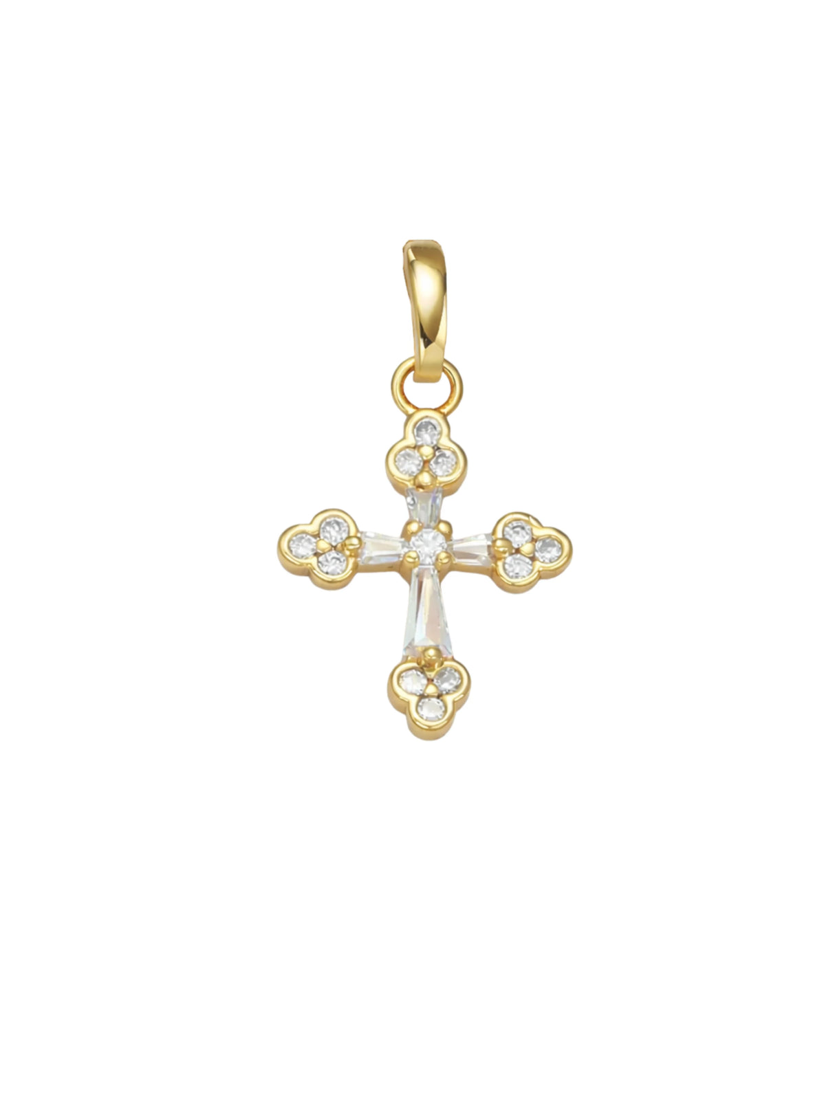 Ornate Cross Clip Charm