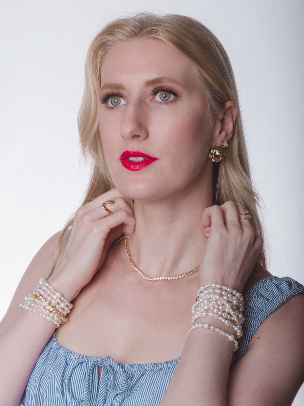 Quince Three Prong Necklace