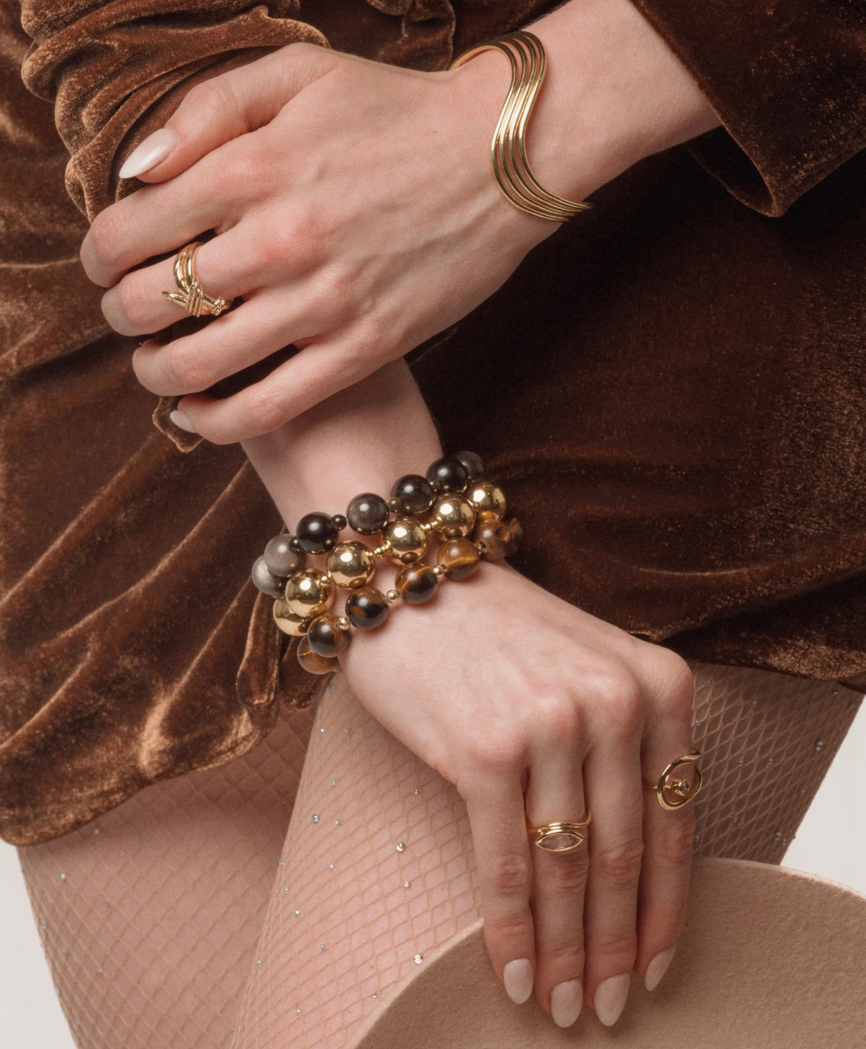 Statement Bracelet Set Of 3