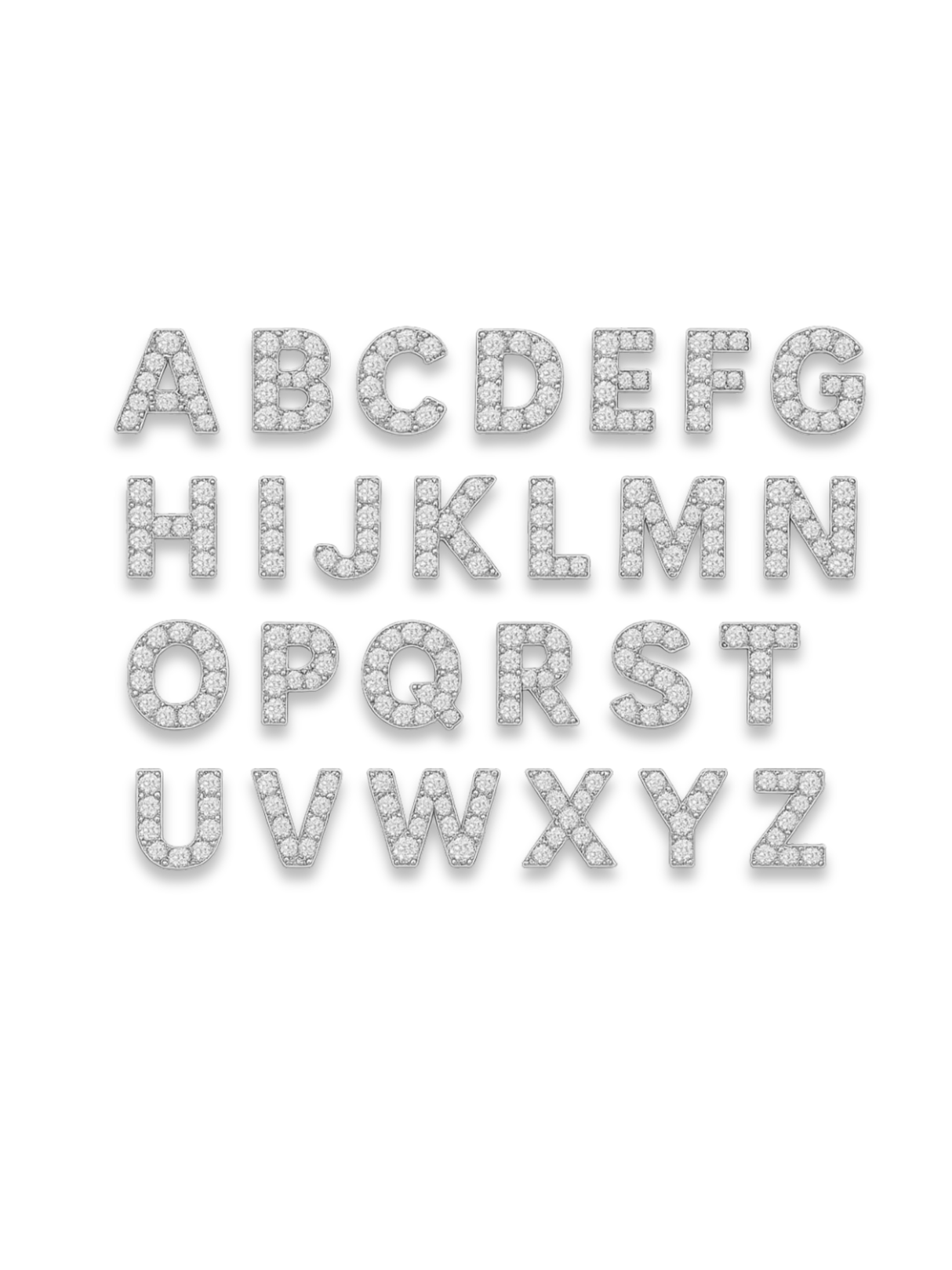 Silver LUX Letter Slide