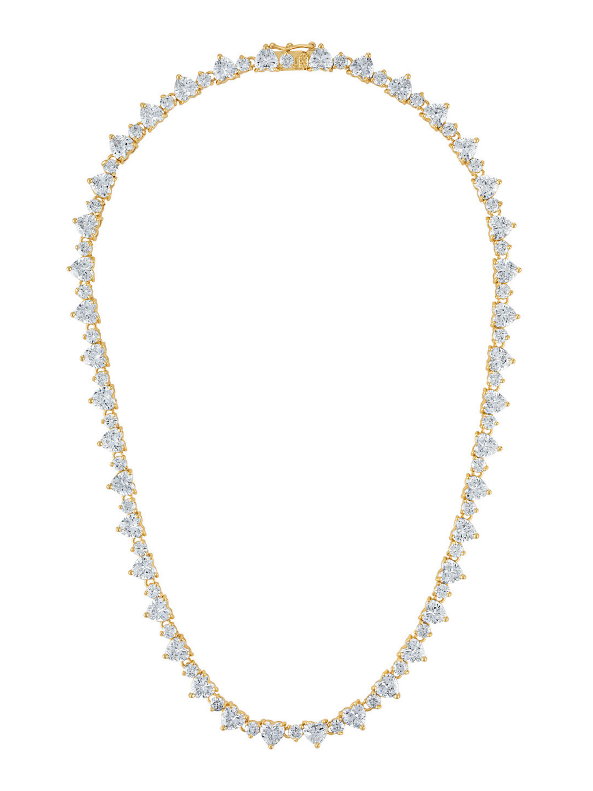 Zanata Heart Tennis Necklace