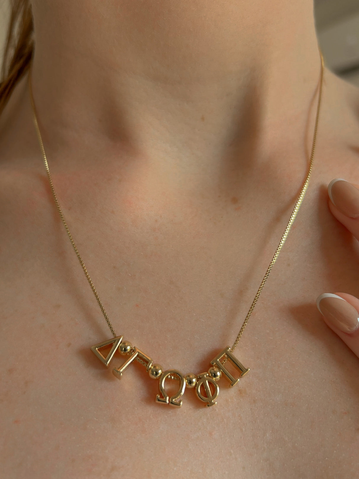 Greek Letter Slide Charm