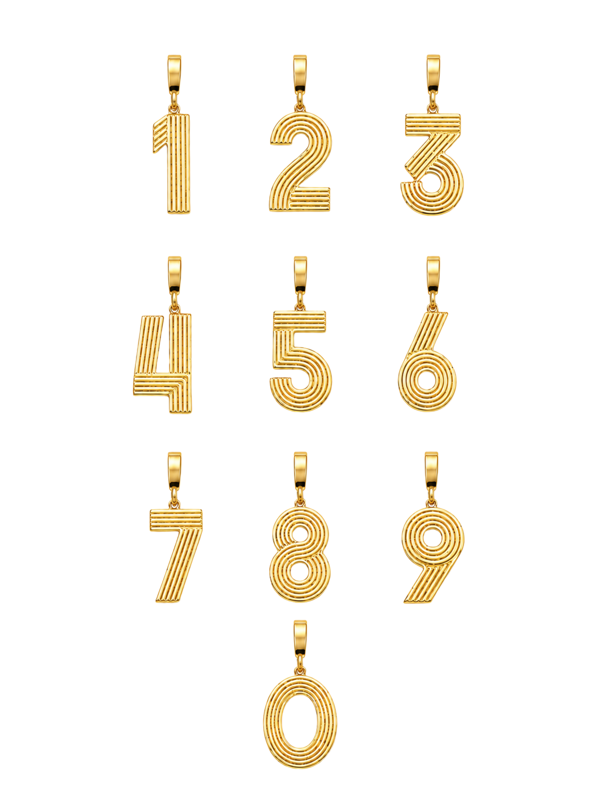 Lux Baseball Collar Necklace with Number Charms