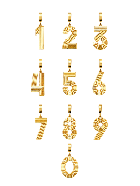 Red Baseball Collar Necklace with Number Charms