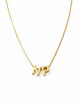 Nurse Gold Letter Slide Necklace