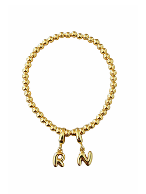 Nurse Letter Stretch Bead Bracelet