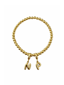 Nurse Letter Stretch Bead Bracelet