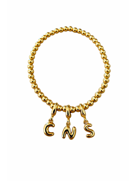 Nurse Letter Stretch Bead Bracelet