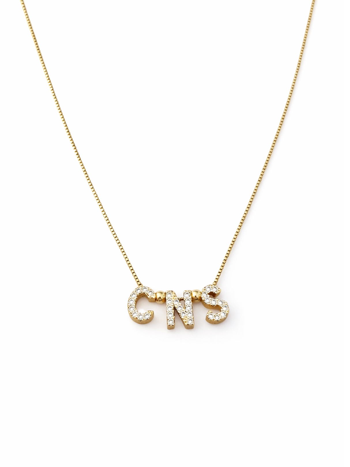 Nurse Lux Letter Slide Necklace