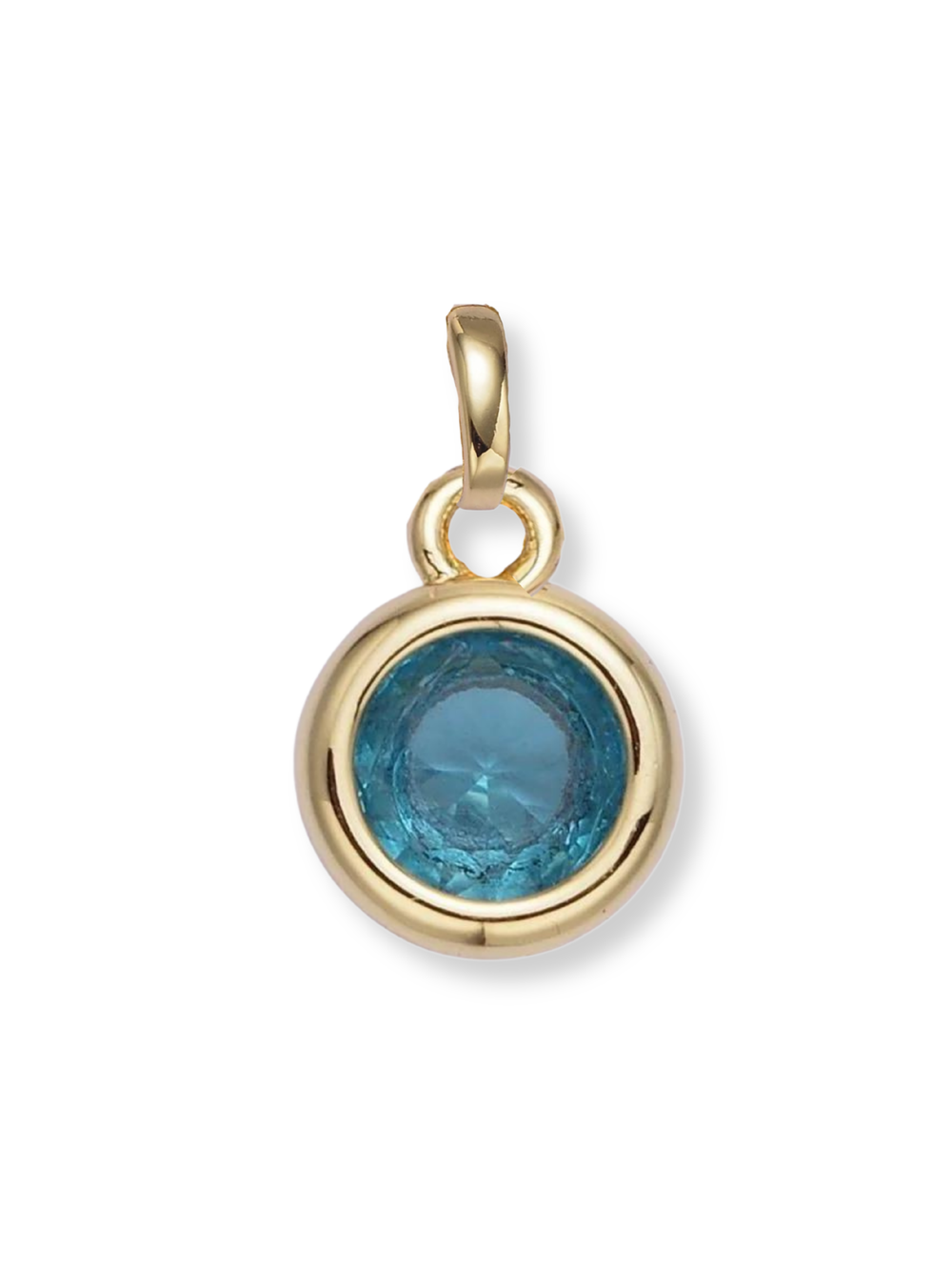 Bezel Birthstone Clip Charm
