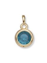 Bezel Birthstone Clip Charm