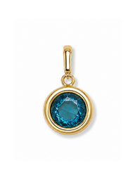 Bezel Birthstone Clip Charm