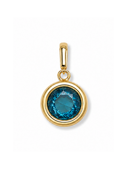 Bezel Birthstone Clip Charm