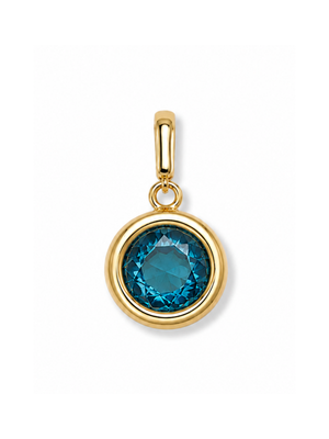 Bezel Birthstone Clip Charm
