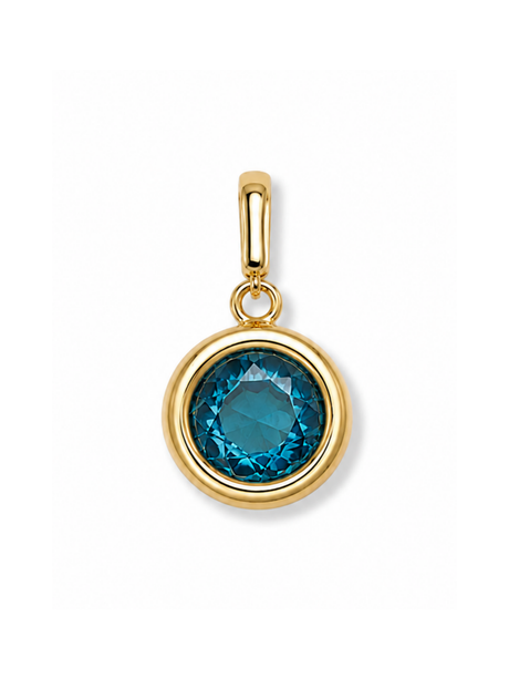 Bezel Birthstone Clip Charm