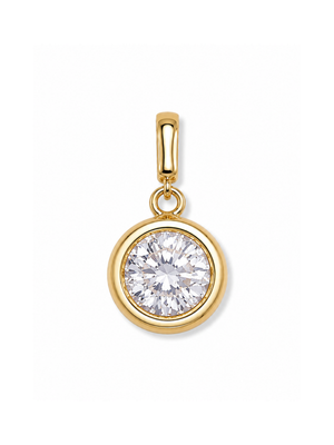 Bezel Birthstone Clip Charm