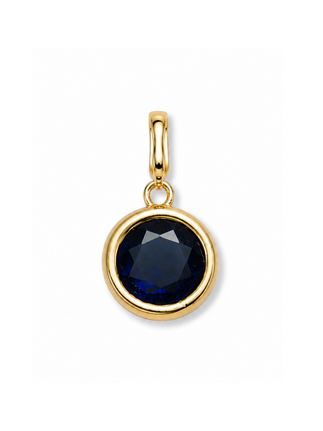 Bezel Birthstone Clip Charm