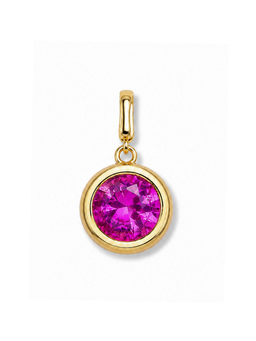 Bezel Birthstone Clip Charm