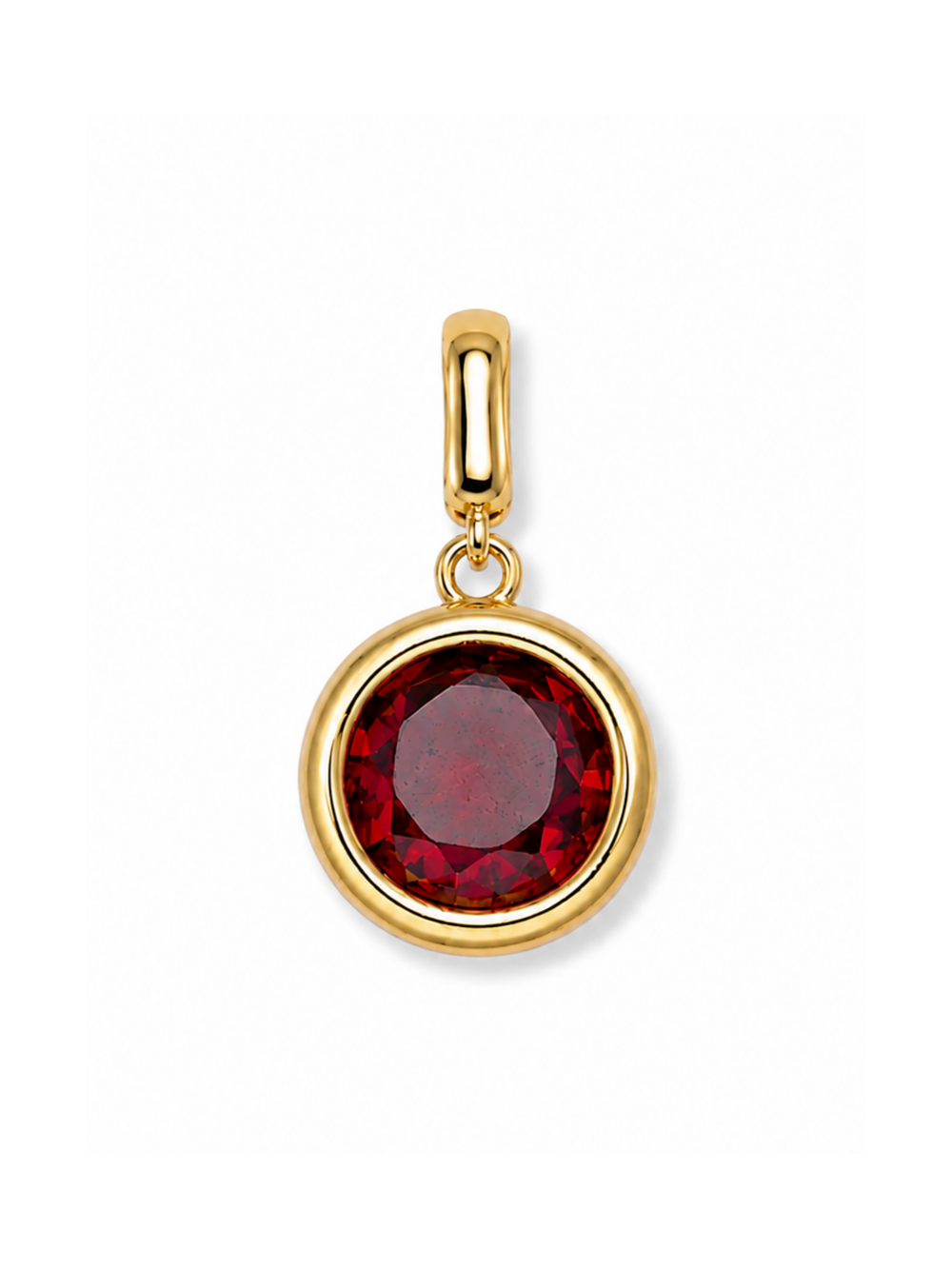 Bezel Birthstone Clip Charm