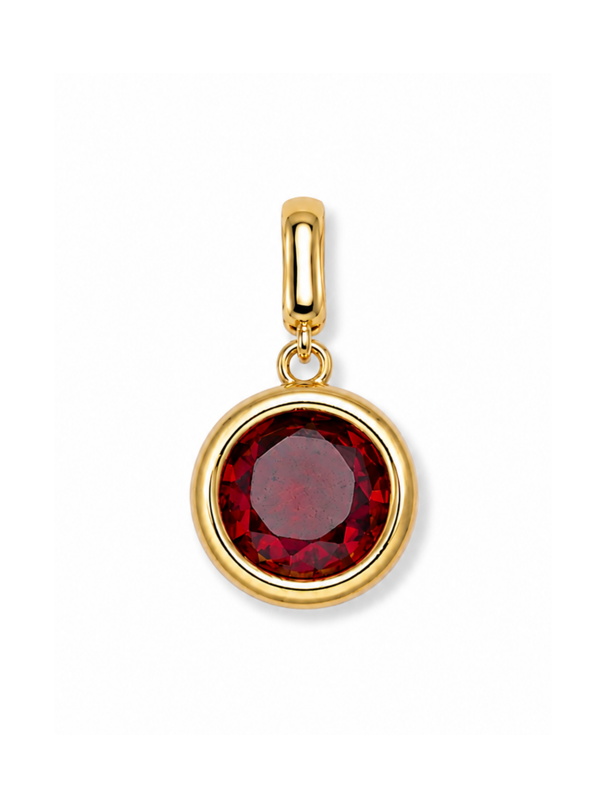 Bezel Birthstone Clip Charm