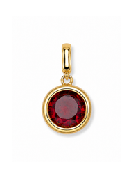 Bezel Birthstone Clip Charm