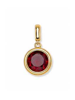 Bezel Birthstone Clip Charm