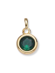 Bezel Birthstone Clip Charm