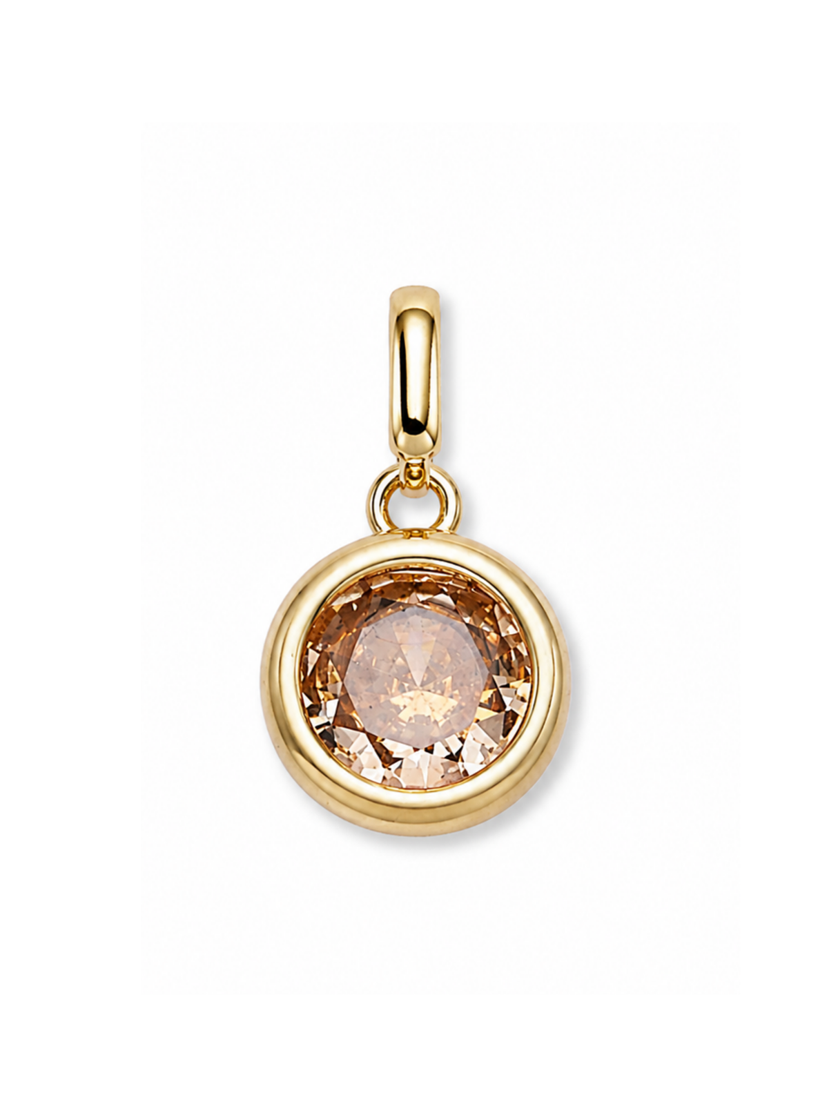 Bezel Birthstone Clip Charm