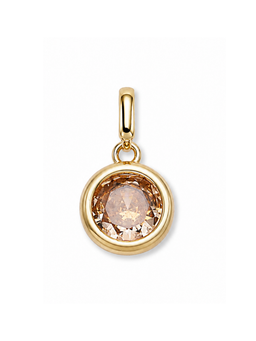 Bezel Birthstone Clip Charm