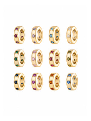 Birthstone Collar Rondelle
