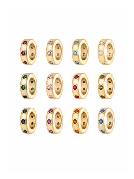 Birthstone Collar Rondelle