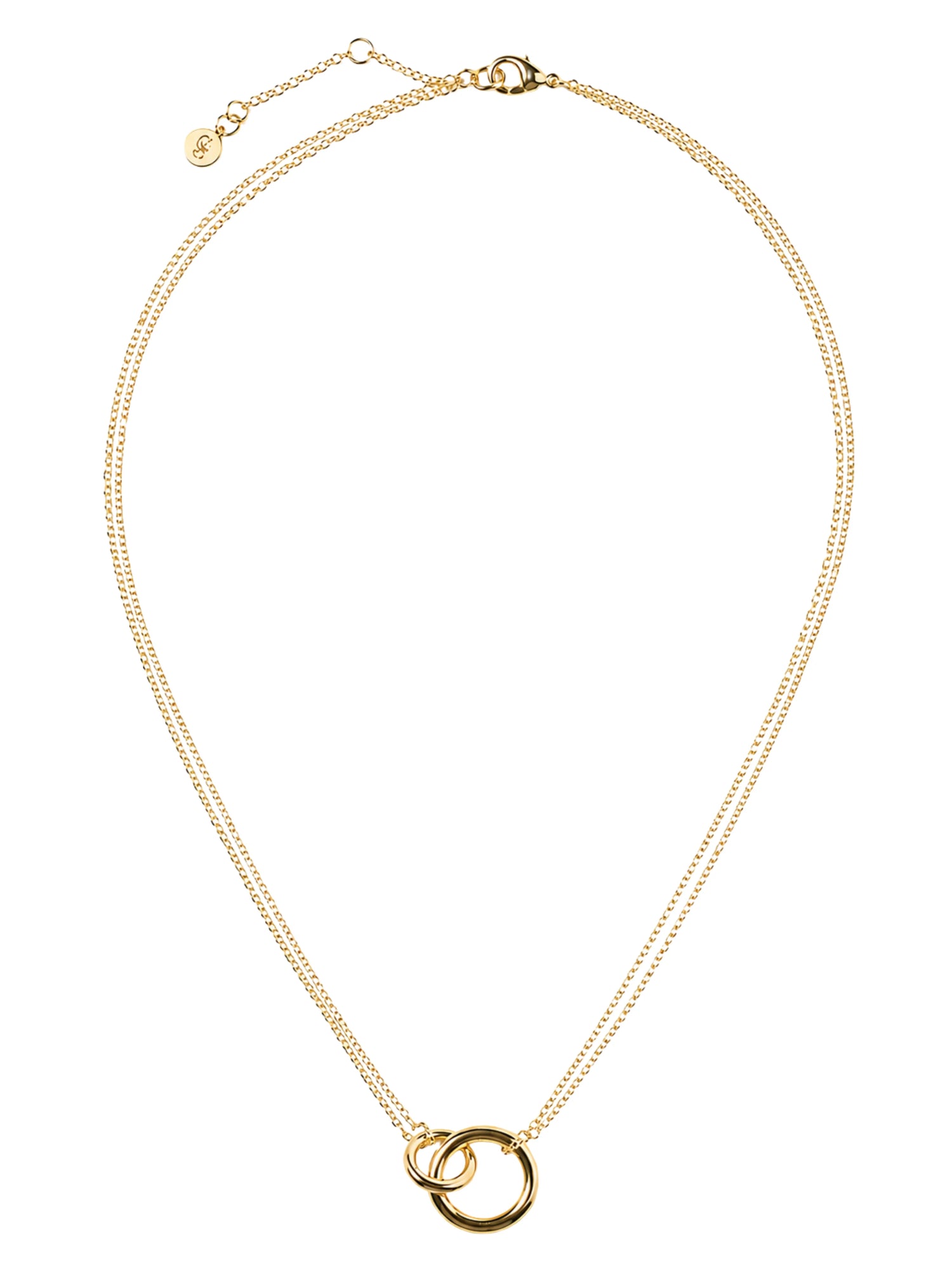 Blythe Interlocking Circle Necklace