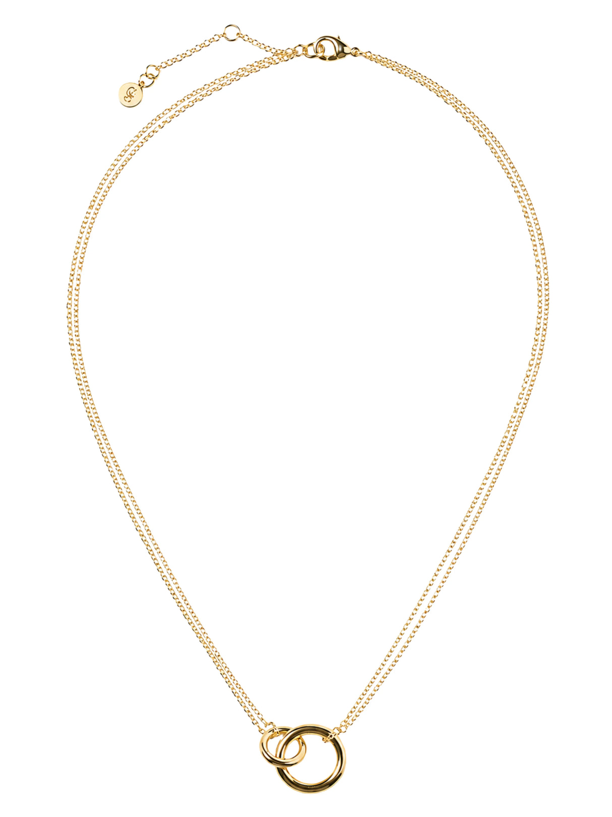 Blythe Interlocking Circle Necklace