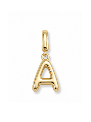 Bubble Initial Clip Charm