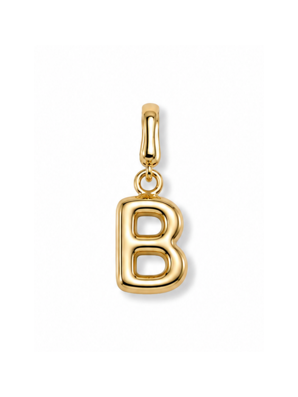 Bubble Initial Clip Charm