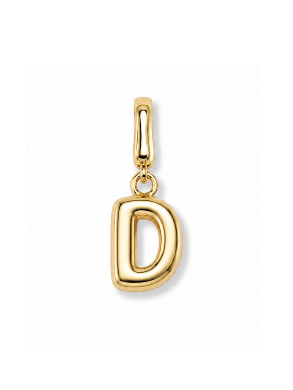 Bubble Initial Clip Charm